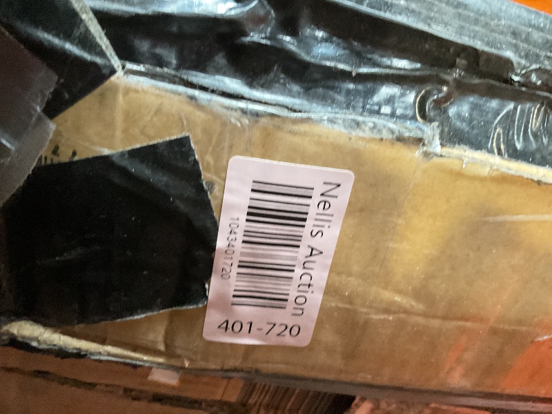 Photo 1 of **FOR PARTS/UNKNOWN IF MISSING ASSEMBLY HARDWARE** Furinno JAYA Large Entertainment Stand for TV Up to 55 Inch, Americano/Chrome