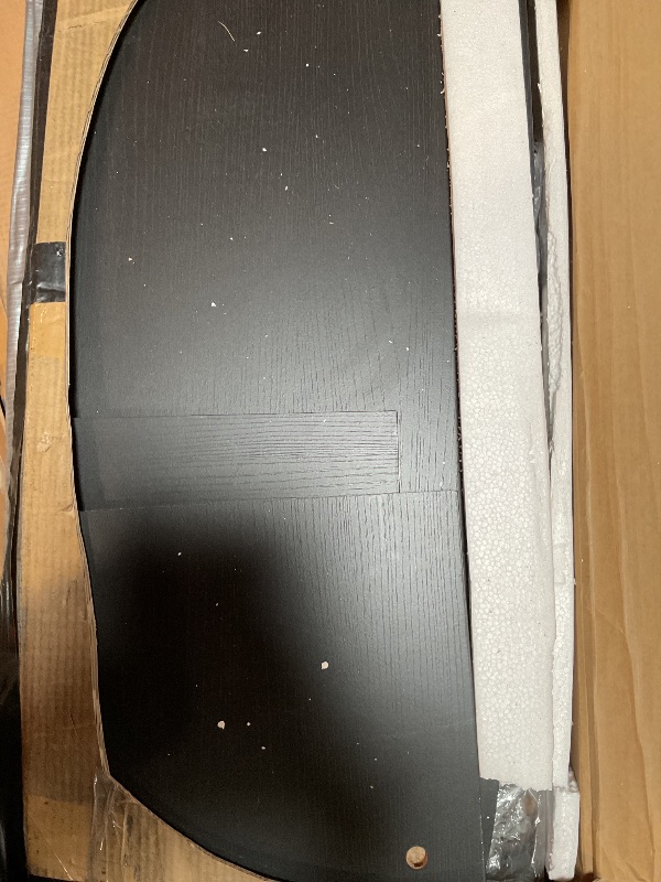 Photo 1 of **FOR PARTS/UNKNOWN IF MISSING ASSEMBLY HARDWARE** Furinno JAYA Large Entertainment Stand for TV Up to 55 Inch, Americano/Chrome