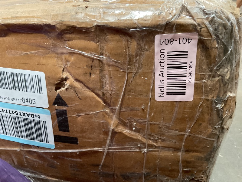 Photo 1 of **MISSING PIECES/FOR PARTS** Queen Bed Frame with Charging Station Upholstered Headboard & 4 Storage Drawers,Queen Platform Bed Frame Mattress Foundation with Wooden Slats Support, No Box Spring Needed,Light Grey