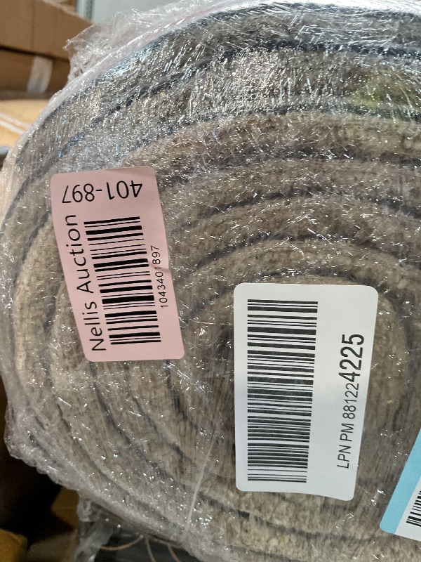Photo 1 of Loloi Chris Loves Julia Francis Collection FRA-01 Beige/Charcoal 7'-9" x 9'-9" Area Rug