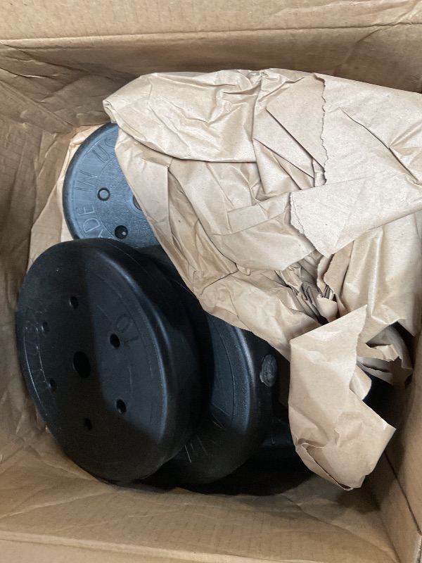 Photo 1 of ****NO BAR INCLUDED**** US Weight Duracast 55lb. Barbell Weight Set for Home Gym - Workout Equipment with Adjustable Weights – Durable Gym Equipment for Strength Training