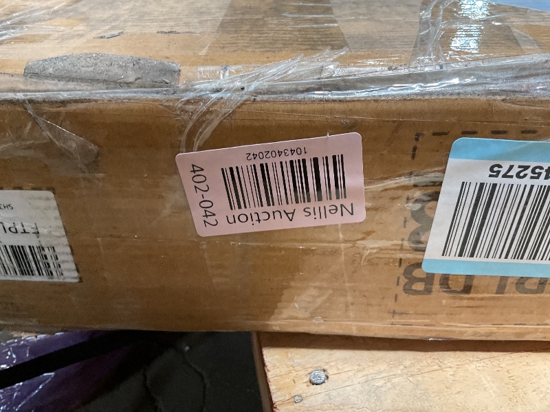 Photo 1 of **FOR PARTS/MISSING SCREWS** Keter Westwood 150 Gallon Deck Box Organizer, Doubles as 2-Person Bench Seat, Dark Grey – Large Resin Outdoor Storage and Seating with Lockable Lid for Garden, Pool, and Patio213