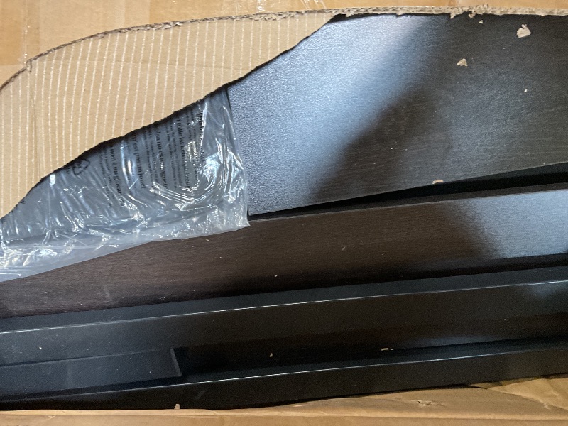 Photo 1 of **MISSING PARTS (MAYBE ASSEMBLY)/ POSSIBLY FOR PARTS** Rolanstar Bed Frame Full Size with Drawers and Charging Station, Upholstered Platform Bed with Storage Headboard and LED Light, Heavy Duty Metal Frame Support, No Box Spring Needed, Noise Free, Black