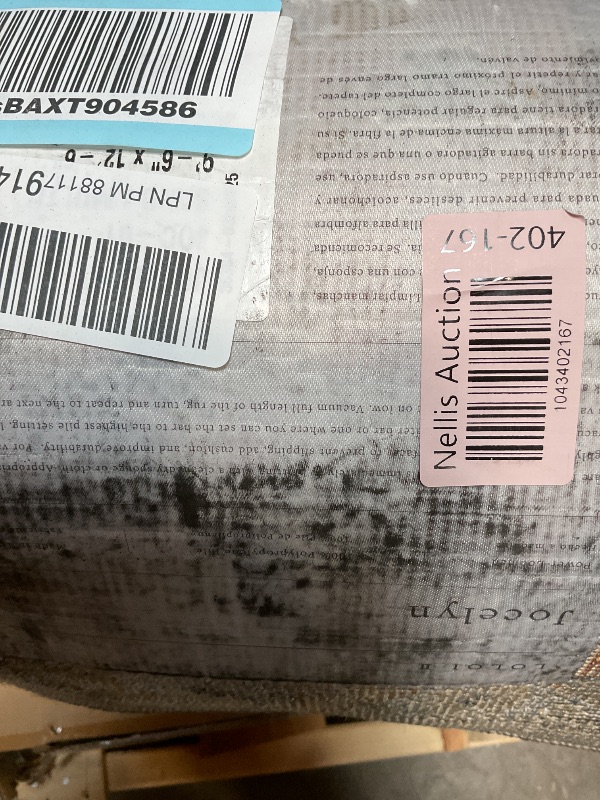 Photo 1 of **HAS A RIP** Loloi II Jocelyn 10 x 13 (ft) Loomed Polypropylene Sand / Multi Rectangular Indoor Distressed/Overdyed Oriental Area rug