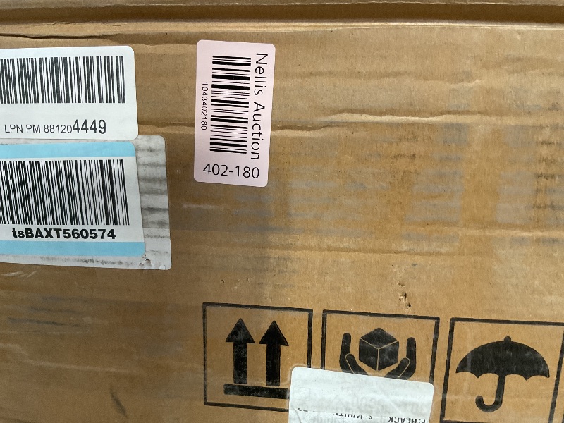 Photo 1 of **INCOMPLETE SET/ POSSIBLY BOX 1 OF 2** Tribesigns 63‘’ L-Shaped Executive Desk, Office Table with 39.37-Inch Drawers Cabinet, Large Computer Desk with Storage Shelves, Business Furniture Set for Home Office, Brown & Black