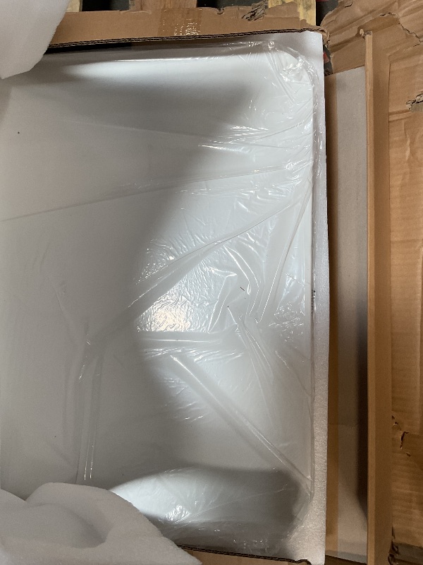 Photo 1 of **SELLING FOR PARTS AS PARTIAL SET.**WALKINGDESK 48x24 Inches Whole Piece Electric Standing Desk, Seamless One Piece Height Adjustable Sit to Stand up Desk for Home Office, Ergonomic Computer Workstation, White