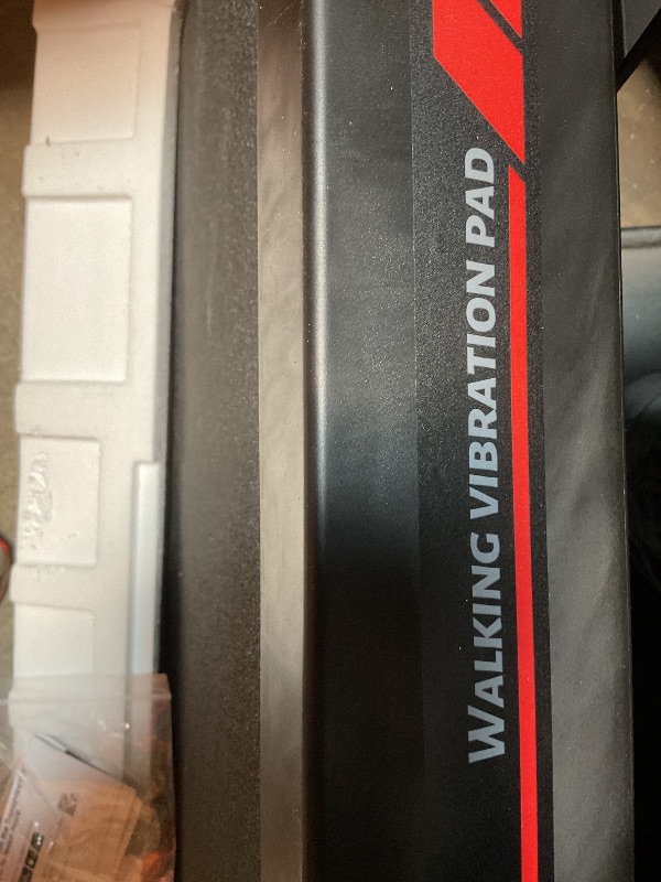 Photo 1 of **FOR PARTS ONLY SHOWS AN ERROR WHEN POWERED ON** Walking Pad Treadmill with APP, 3 in 1 Under Desk Treadmills, 2.5HP Low Noise Walking Vibration Pad with Remote Control,Portable Treadmill for Home Office, Red