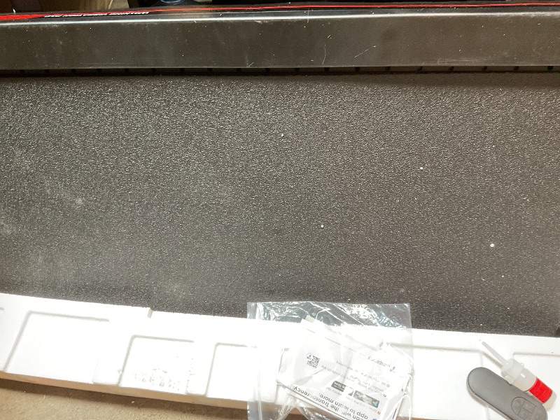 Photo 1 of **FOR PARTS ONLY SHOWS AN ERROR WHEN POWERED ON** Walking Pad Treadmill with APP, 3 in 1 Under Desk Treadmills, 2.5HP Low Noise Walking Vibration Pad with Remote Control,Portable Treadmill for Home Office, Red