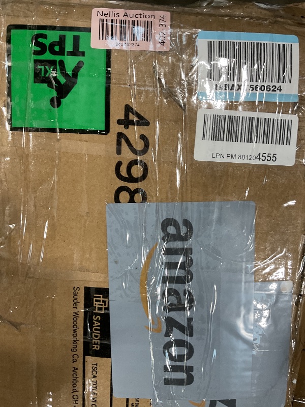 Photo 1 of **FOR PARTS ONLY** Sauder River Ranch Full/Queen Bookcase Headboard, in Grand Walnut Finish