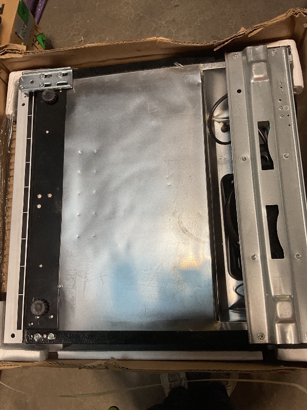 Photo 1 of ** POSSIBLY FOR PARTS/SEE CLERK NOTES HAS ISSUES** COWSAR Beverage Refrigerator, 145 Can Mini Fridge Glass Door for Soda Beer, ETL Approved Stainless Steel Wine Fridge with Temperature Display, LED Light for Home, Office, Bar, 4.5 cu.ft