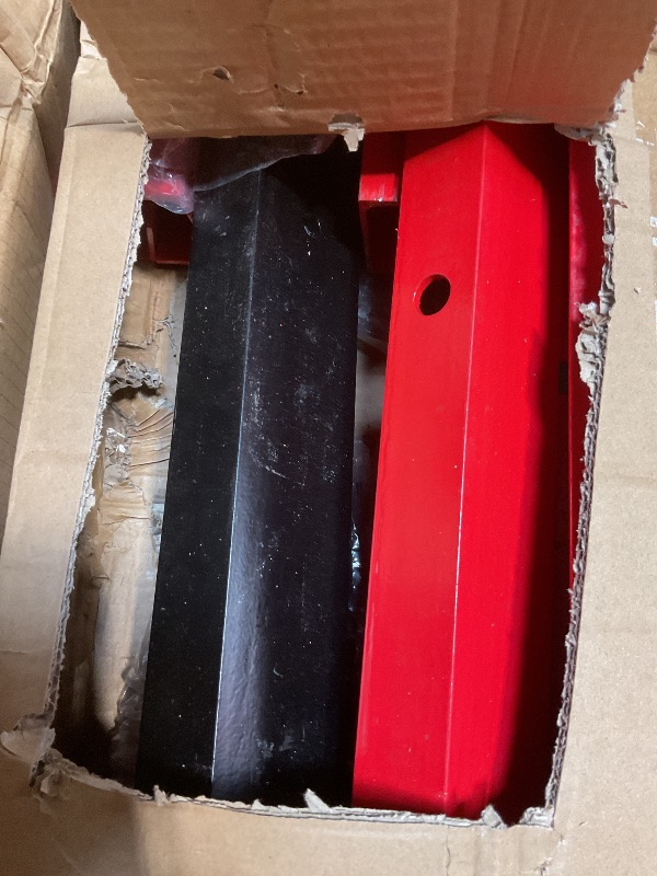 Photo 1 of **FOR PARTS/MISSING BOTTOM LEGS AND ASSEMBLY HARDWARE** Hydraulic Press, 12 Ton H-Frame Garage Floor Adjustable Shop Press with Stamping Plates & Pressure Gauge to Bend, Straighten, Or Press Parts, Install Bearings and U-Joints