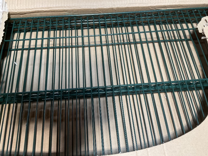 Photo 1 of Thunder Group Epoxy coating wire shelves 21" x 60" with 4 set plastic chip, comes in 2 shelves