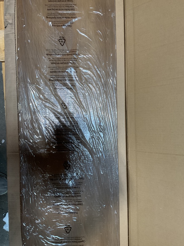 Photo 1 of **FOR PARTS ONLY HAS DAMAGES** Olee Sleep 14 in Metal Platform Bed with Bamboo Headboard, King