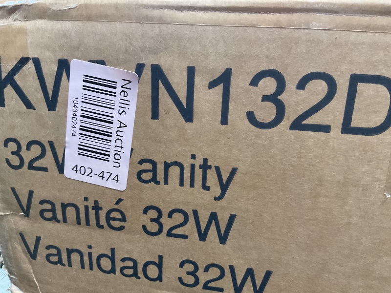 Photo 1 of **MISSING CABINET TOP & ASSEMBLY HARDWARE** Bush Furniture Key West 32W Bathroom Vanity Cabinet in Driftwood Gray