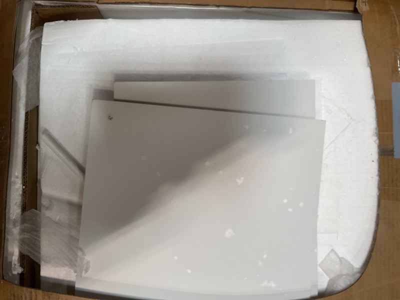 Photo 1 of *FOR PARTS ONLY ** VEVOR Kitchen Island Cart with Solid Wood Top, 35.4" Width Mobile Carts with Storage Cabinet, Rolling Kitchen Table with Spice Rack, Towel Rack, and Drawer, Portable Islands on Wheels, White