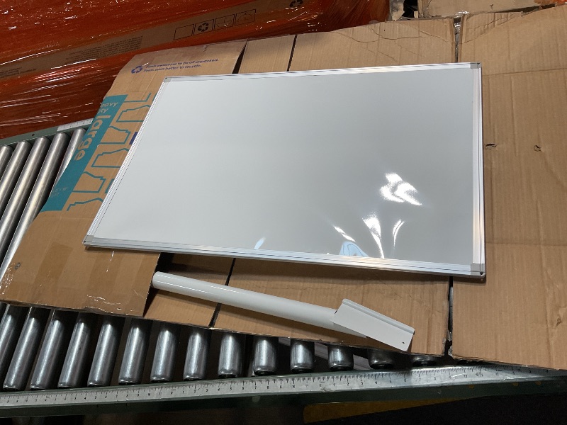 Photo 1 of Mobile Whiteboard, 36 x 24 inches Portable Magnetic Dry Erase Board with Stand, Height Adjustable Dry Erase Easel on Wheels, Magnets, Dry Erase Markers, Eraser