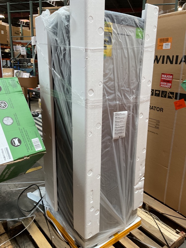 Photo 1 of Hamilton Beach Upright Freezer, Deep Freeze, Stainless Steel Freezer with Drawer Compartments, 11 cu. ft. Freezer – 25”D x 23.6”W x 66.5”H