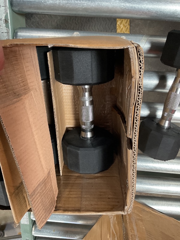 Photo 1 of 2 x 10lbs Dumbells 
2 x 15lbs Dumbells 