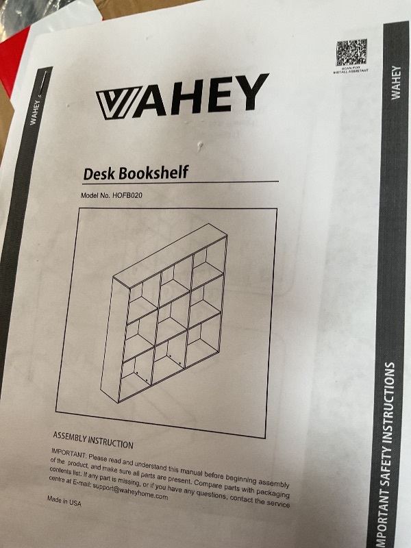 Photo 1 of  ahey desk bookshelf hofb020