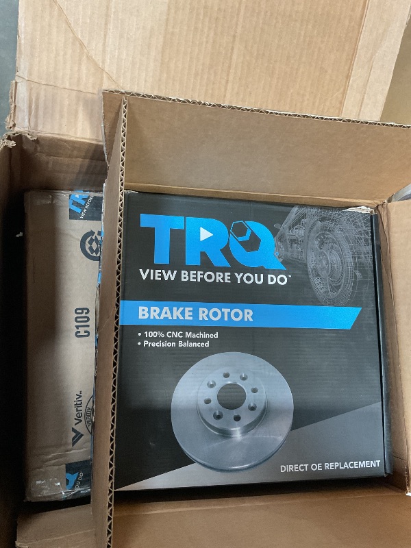 Photo 1 of TRQ Front and Rear Brake Pad & Rotor Kit Brake Pads