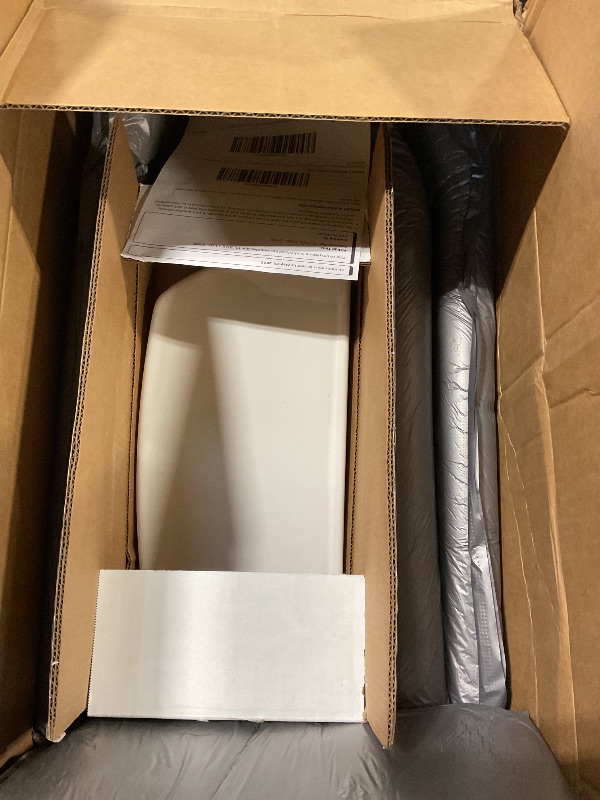 Photo 1 of KOHLER K-25224-0 Highline Tall Two-Piece Elongated Toilet with Left-Hand Trip Lever, Elongated Toilet Bowl, 1.28 GPF, White