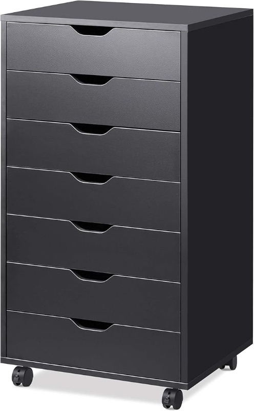 Photo 1 of 7-Drawer Chest, Wood File Cabinet 