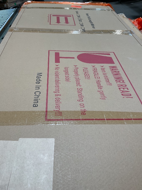 Photo 1 of BEAUTYPEAK Gold Full Length Mirror, 71"x32" Rounded Corner Floor Mirror Standing Hanging or Leaning Against Wall, Suitable for Bedroom or Dressing Room