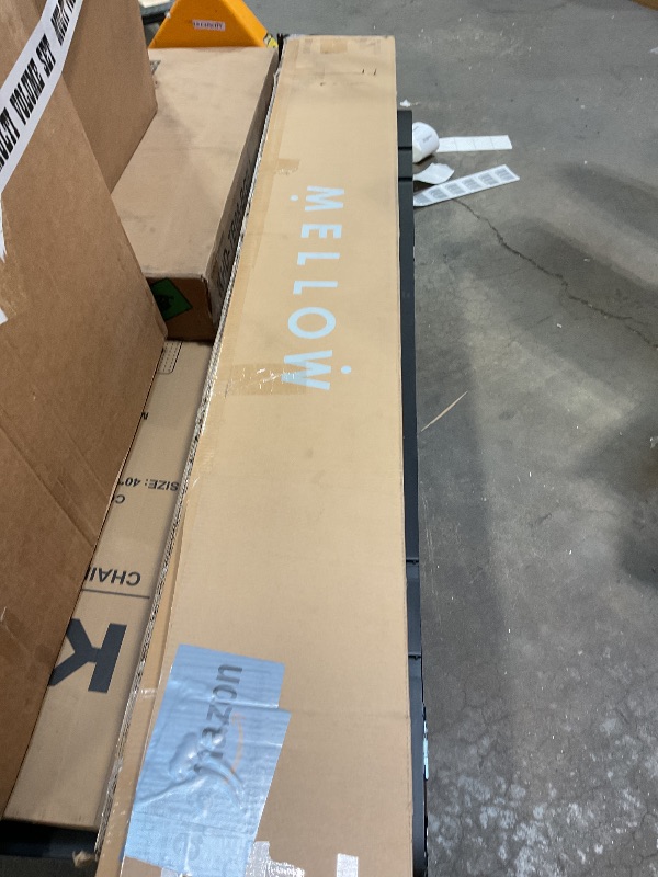 Photo 1 of *FOR PARTS ONLY. ONLY BOX 1 OF 2* Mellow Naturalista Classic 16 Inch Solid Wood Platform Bed with Wooden Slats, Cherry, King