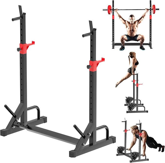 Photo 1 of Squat Rack Stand Multi-Function Weight Lifting Home Gym 