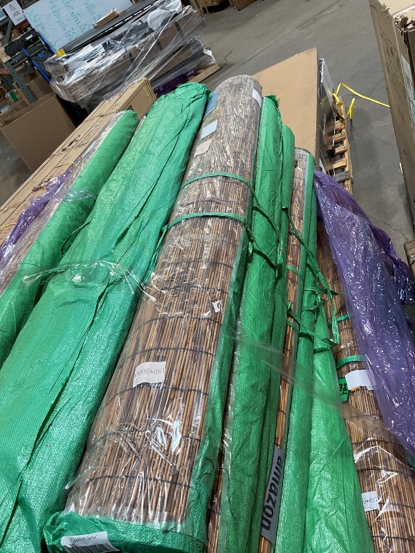 Photo 1 of DearHouse Natural Reed Fencing, Eco-Friendly Reed Fence,5 feet High x 16.4 feet Long, Reed Screen for Garden, Privacy Fence
