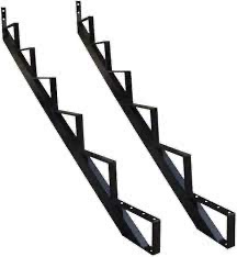 Photo 1 of MTB Black Steel Stair Riser With nine stairs