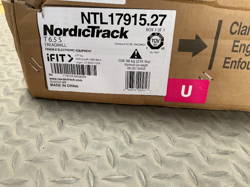 Photo 1 of NordicTrack T 6.5 S; Treadmill for Running and Walking with 5” Display and SpaceSaver Design