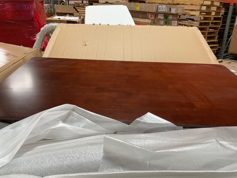 Photo 1 of MORDEER Natural walnut dining room table 59 x 31.4 in
