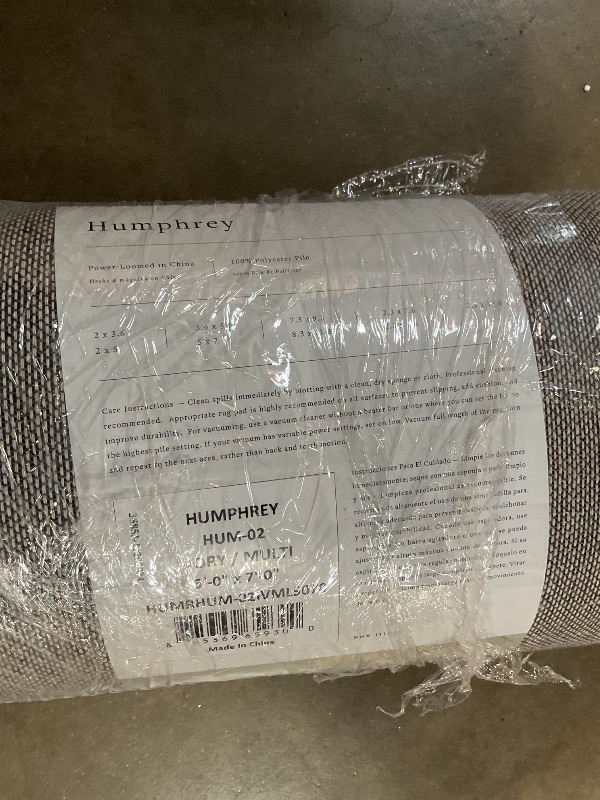 Photo 1 of Loloi Chris Loves Julia Humphrey Collection HUM-02 Ivory/Multi 5'-0'' x 7'-0'' .38" Pile Height, Area Rug feat. CloudPile