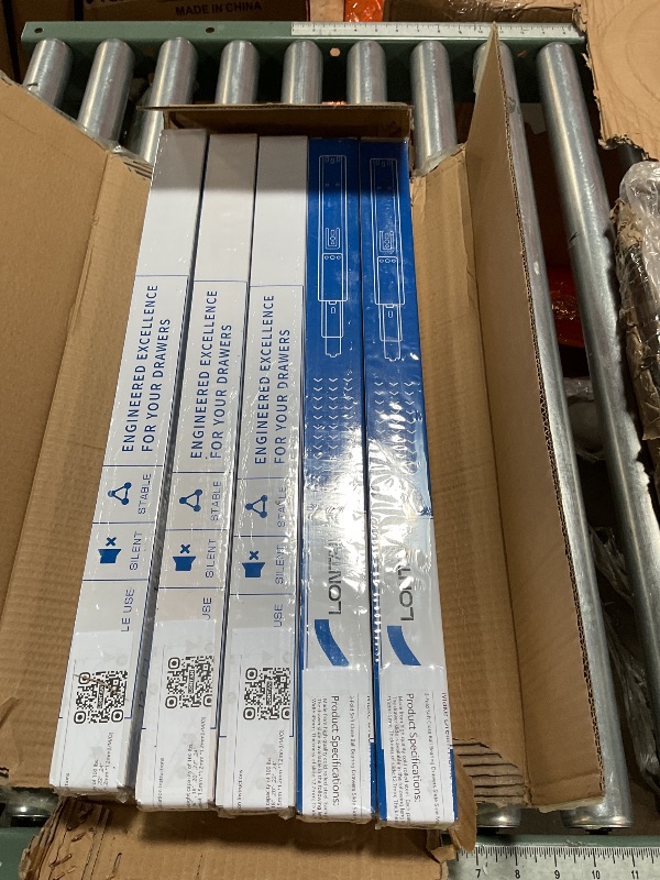Photo 1 of LONTAN drawer slides 22 inch width 45 mm thickness 12.7 mm