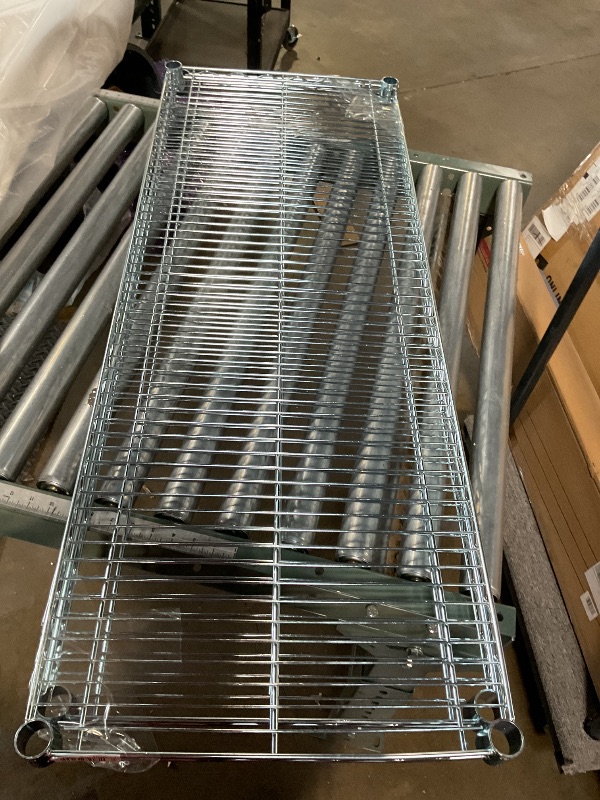 Photo 1 of 47 1/2 x 18“ two chrome shelves