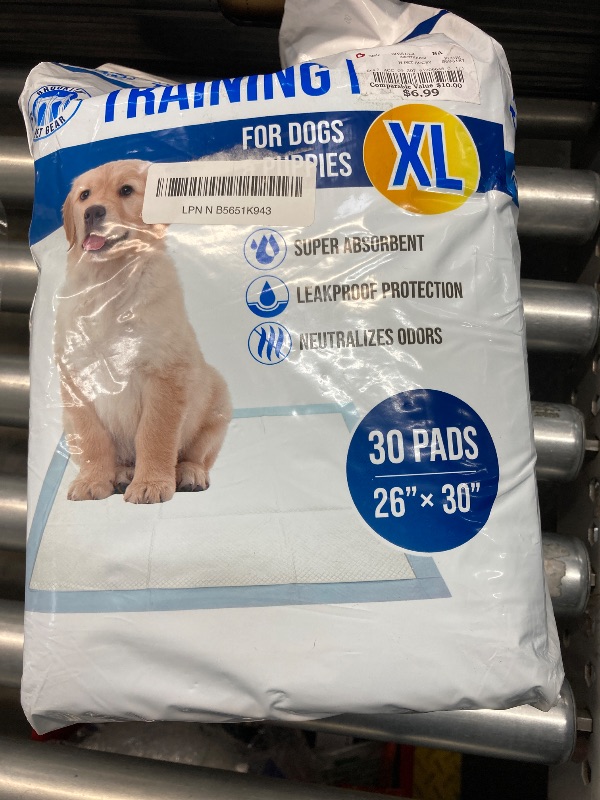 Photo 1 of American Kennel Club Scented Puppy Training Pads with Ultra Absorbent Quick Dry Gel – 26 x 30 Pee Pads for Dogs - Fresh Scented - 30 Count, XL
