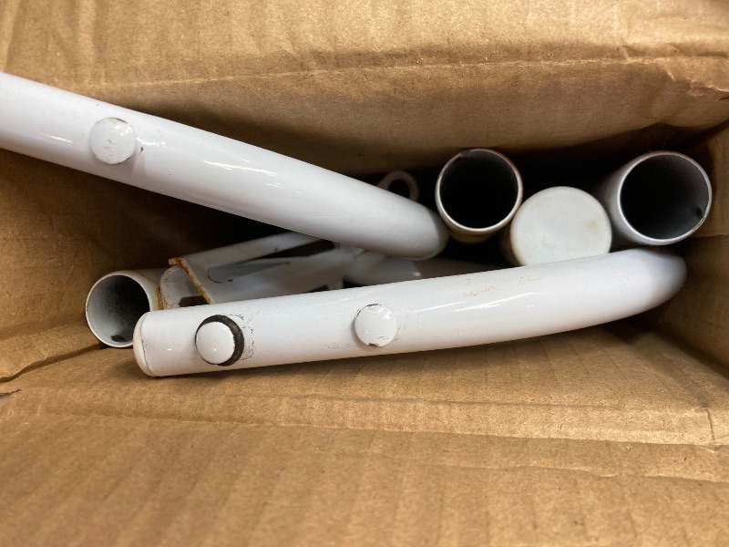 Photo 1 of Household Essentials Hinge-It Clutterbuster Family Towel Bar, White