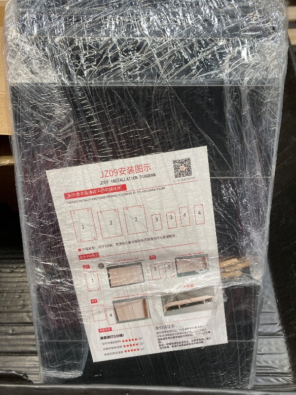 Photo 1 of TEAMIX 2 Pack Monitor Stand Riser-20 inch, Black Desktop Stand for PC/TV/Laptop/Printer, Keyboard Shelf Organizer Wood Monitor Riser with Storage