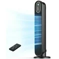 Photo 1 of ***MISSING REMOTE**NFTIGB Oscillating Tower Fan for Home, Quiet Fans with Remote, 9H Timer, 3 Speeds, 29 inch, Black, New
