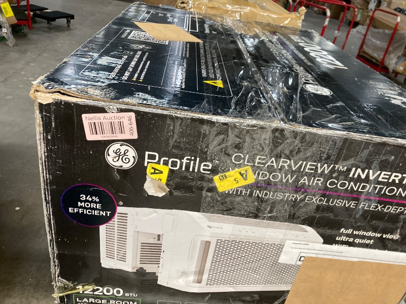 Photo 1 of ***see notes**Profile PHNT12CC Clearview Air Conditioner 12,000, Inverter Technology, Ultra Quiet, Medium Rooms up to 550 Sq. FT, Full Window View with Easy Installation, Energy-Efficient Cooling, 12200 BTU, White