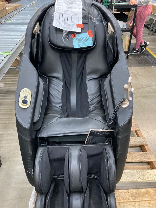 Photo 1 of 4D SL Track Massage Chair with 3 Zero Gravity Modes, APP Control, Leather