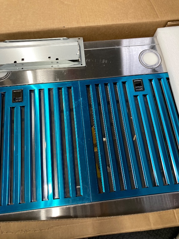 Photo 1 of 
AMZCHEF Under Cabinet Range Hood 30 Inch, 750CFM Wall Mount Range Hood with 3 Speed Kitchen Exhaust Fan, Button Control, AC Motor
