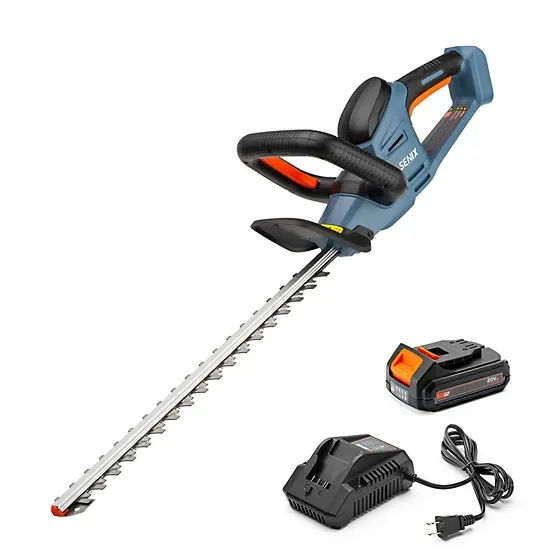 Photo 1 of **HANDLE NEEDS TO BE ATTACHED**SENIX 20V Max* 18-Inch Cordless Hedge Trimmer with 2.0Ah Battery & Charger Included, Dual-Action and Double-Sided 3/4" Cutting Capacity, HTX2-M