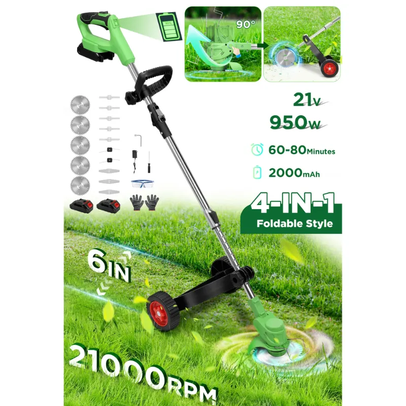 Photo 1 of ***PARTS ONLY***RELOIVE 3 in 1 Electric Cordless Weed Eater,String Trimmer,Weed Wacker, Lawn Grass Trimmer&Edger, Brush Cutter, 2000mAh Battery, Adjustable Handle & 4 Types Blades
