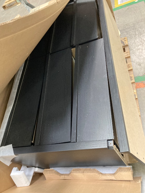 Photo 1 of ***SEE NOTES** Signature Design by Ashley Danziar Modern 6 Drawer Dresser with Safety Stop for Bedroom, Black