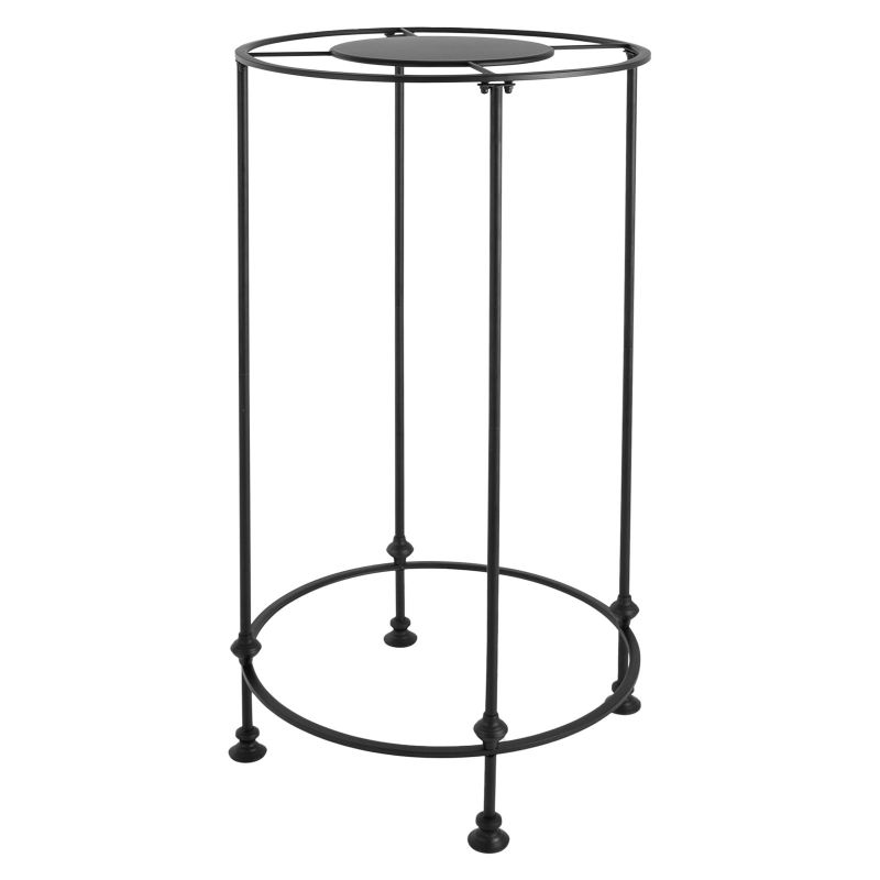 Photo 1 of ** similar item ** Griptix Retail Round Garment Rack with Central Platform for Small Accessories, Self-Adhesive Feet Pads, 45kg Load Capacity, and Modern Style
