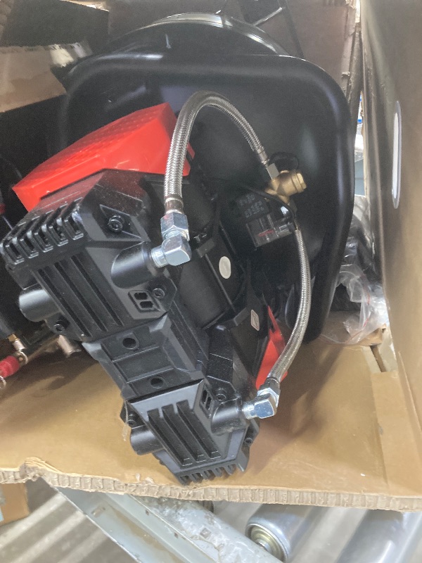 Photo 1 of 14 Gallon Ultra Quiet Air Compressor with Two Quick Couplers, 2HP 8.75 CFM, Max 115 PSI Pressure Oil-Free Air Compressor Tank, 70dB Quiet Compressor for Auto Repair, Tire Inflation