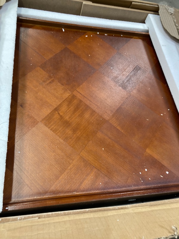 Photo 1 of Tribesigns Solid Wood End Table, Fully Assembled Narrow Side Table with Drawers, Pre-Assembled Nightstand Slim Bedside Table for Small Spaces, Living Room, Bedroom, Brown