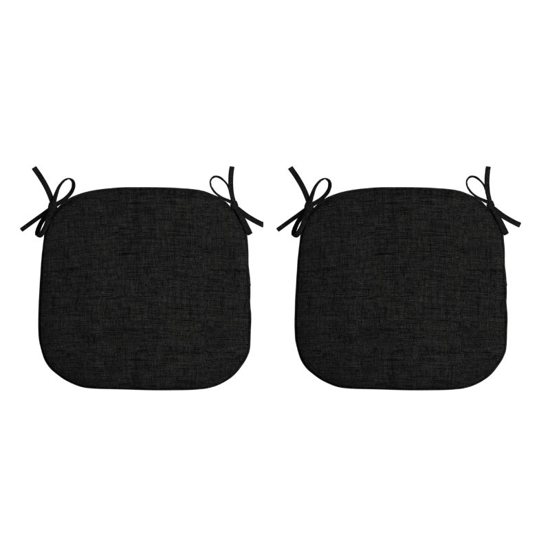 Photo 1 of Arden Plush Indoor/Outdoor Rocking Chair Cushion Set, 18 x 20, Water Repellent, Fade Resistant, Tufted Cushion for Rocking Chairs 18 x 20, Tan Leala